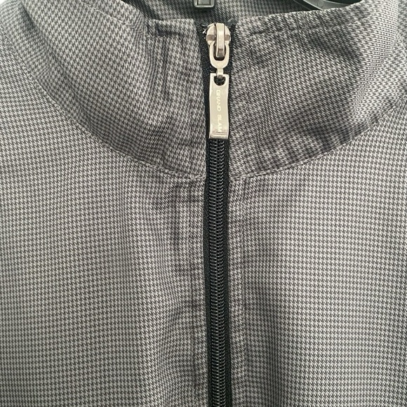 Grand Slam Golf Gray Houndstooth Pullover Zip Jacket Windbreaker - Picture 5 of 10